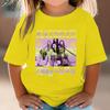 Katseye Print Girls Tshirt Toddler Top Summer Short Sleeve Tops Girl Group Katseye Graphic T Shirt Kids Casual Cotton Tshirt