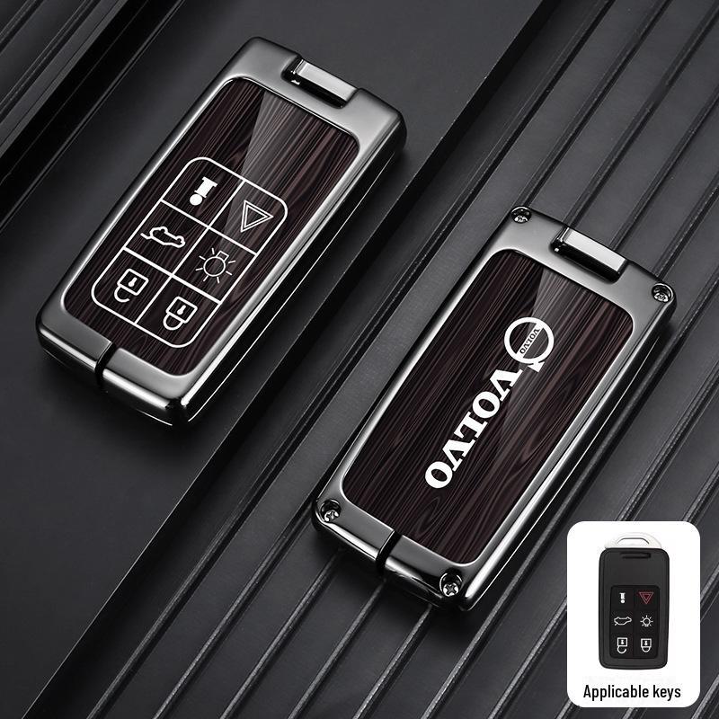 Metal Key Cover for Volvo XC60, XC90, S60, S80L, V60 - Full Shell
