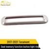 Stainless Steel Seat Memory Button Ring for 17-21 Teramont Models