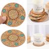 Placemats Mug Holder Tea Coasters Wooden Cup Mat Heat Resistant Anti-hot Heat Pad Cork Coasters
