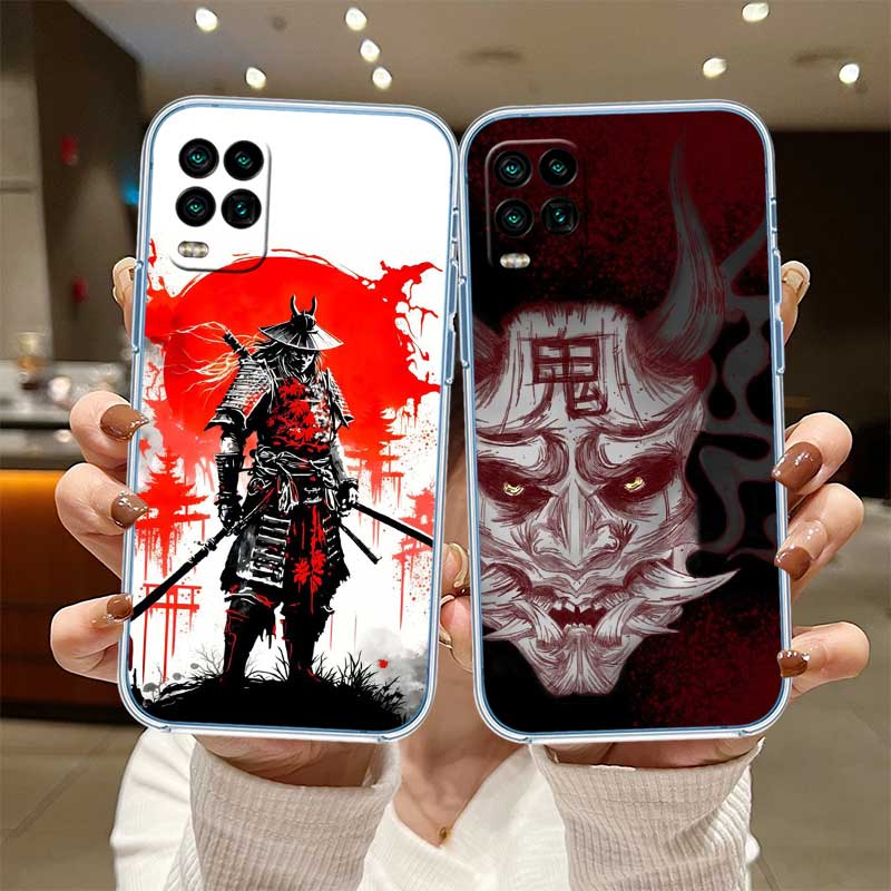 NH34 Japan Samurai Mask Phone Case for LG K22 K30 K40 K40S K41 K42 K50 K50S K51 K51S K52 K61 K62 K71 K92 Q60 Q61 V40 V50 V60