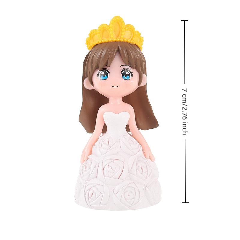 1Pair Mini Couples Figurines Micro Landscape Diy Miniatures Plastic Crafts Fairy Garden Moss Dollhouse Terrarium Home Decor