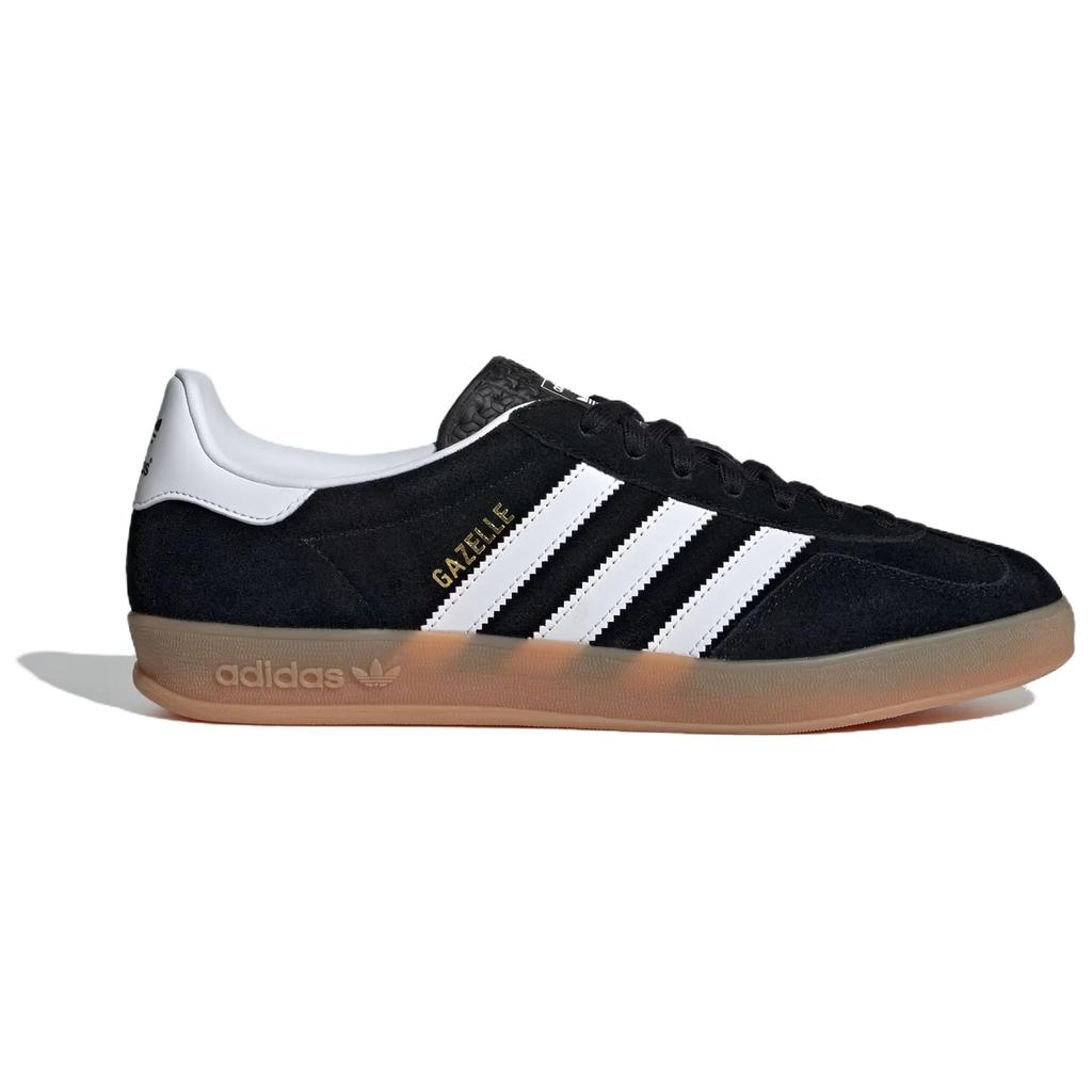 adidas Кроссовки Gazelle Indoor Black White Gum Unisex Core-Black Cloud-White JI2060