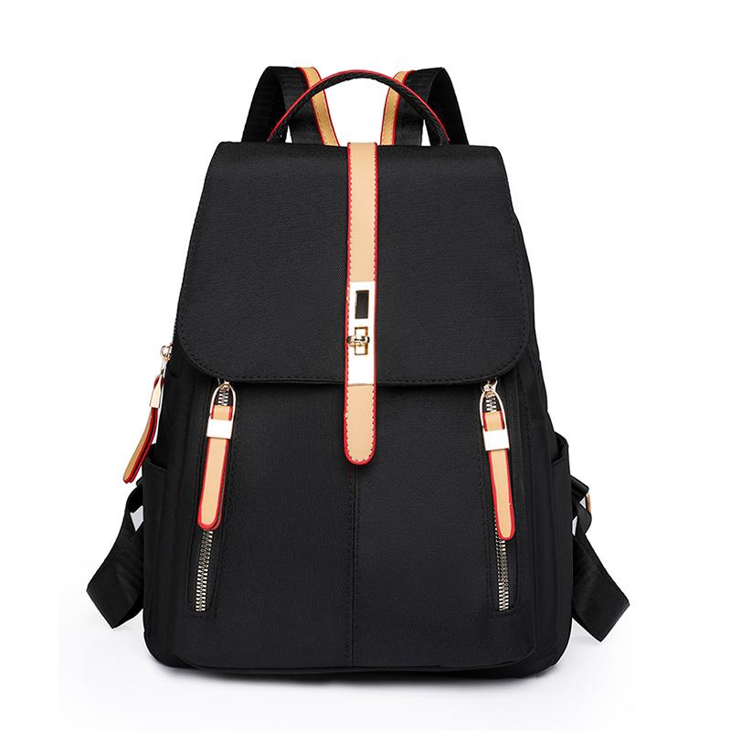 Lightweight Large Capacity Backpack for Women Oxford Cloth University Student Leisure Travel New Fashion