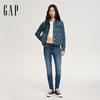 Женские джинсы Gap Slim Fit с высокой степенью эластичности и эффектом стирки