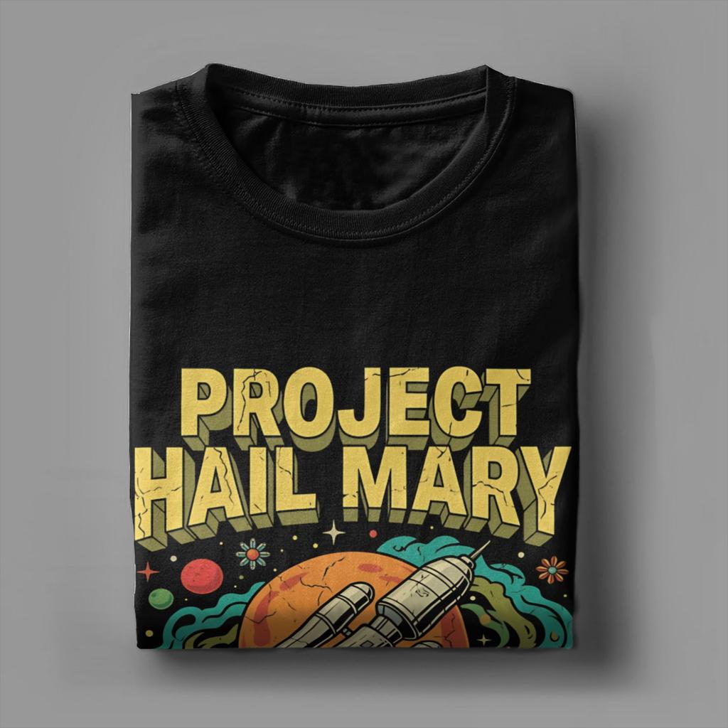 Harajuku T Shirt Project Hail Mary Sci Fi Graphic 100 Cotton TShirts  Hip Hop Tshirt for Unisexs Beach Y2K Casual Design Top Tees