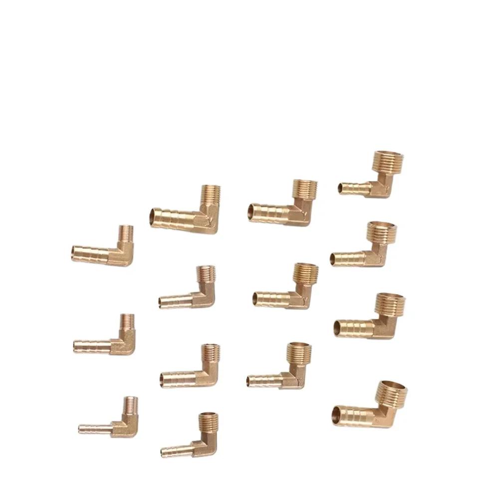 1/8" 1/4" 3/8" 1/2" 3/4" 1" BSP Наружная Внутренняя 3-50 мм Штуцер-бочонок для шланга Хвостовик Прямой / Угольник 90 градусов Латунный фитинг для трубы Соединитель