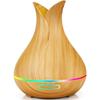 Essential Oil Diffusers, 400ml Diffusers for Oil Diffuser Large Room with 15 Colors Lights 2 Mist Mode Waterless Auto Off