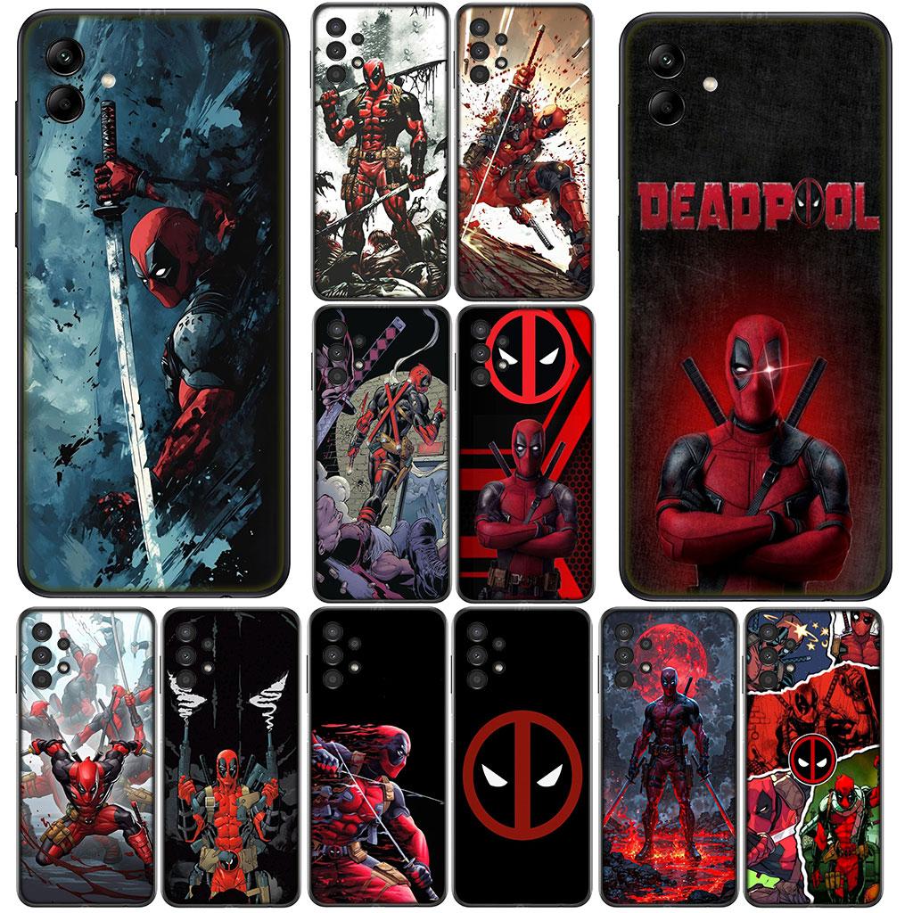 Чехол для телефона Deadpool Marvel для Apple iPhone 16 15 14 11 Pro Max 7 8 Plus SE2 SE3 SE 2022 2020