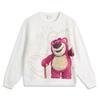Li Ning × Disney Collaboration Pixar Strawberry Bear Series Cartoon Letter Round Neck Comfortable Airful Fleece warm Sweatshirt AWDU432-5