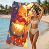 Customizable personalized beach towels Pokémon themed designs.Suitable for the beach, yoga, sports;ideal as beach accessories