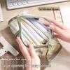 Прозрачный сетчатый пенал двойного назначения: Большая емкость, съемный держатель для студентов