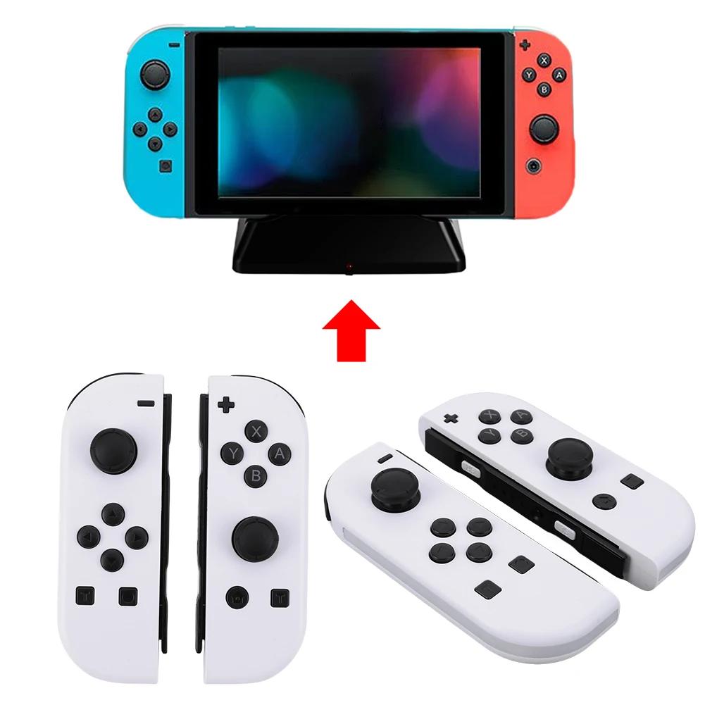 Для контроллера Nintendo Switch Joy-Con Беспроводной контроллер Левый и Правый Совместимый с Bluetooth Игровой контроллер RGB-подсветка 3D-джойстик