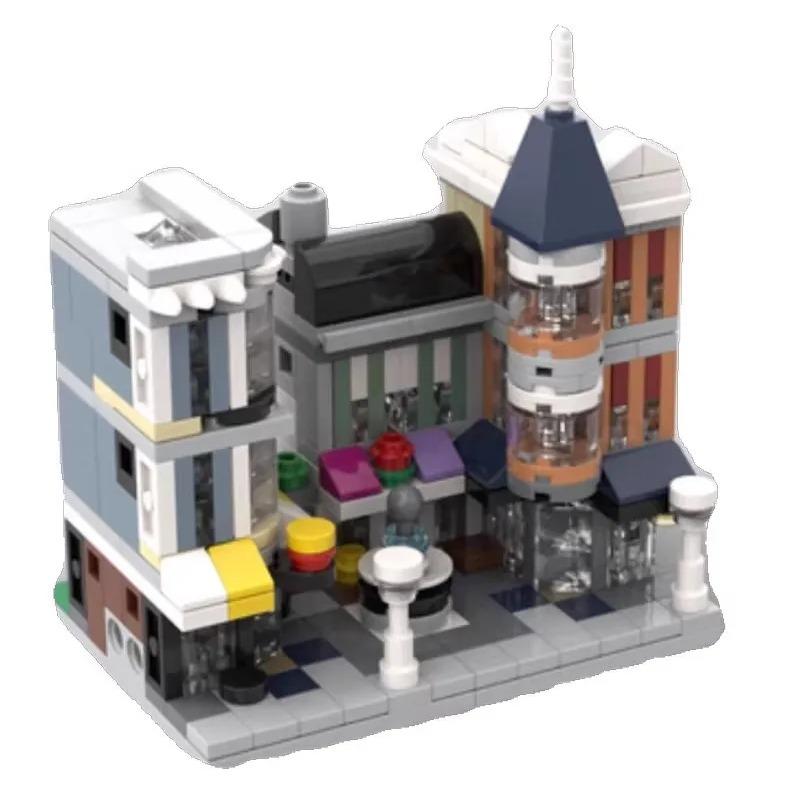 City Street Scene Central Assembly Square Building Blocks Bricks Sets TOys for Kid Adults Birthday Gifts Creative Assembly Model