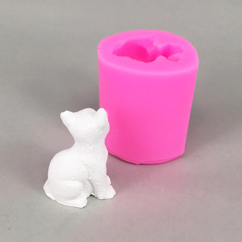 Silicone Mold DIY Small Cat Candle Mold Chocolate Mold 3D Decorative Molds Cake Decorating Tools