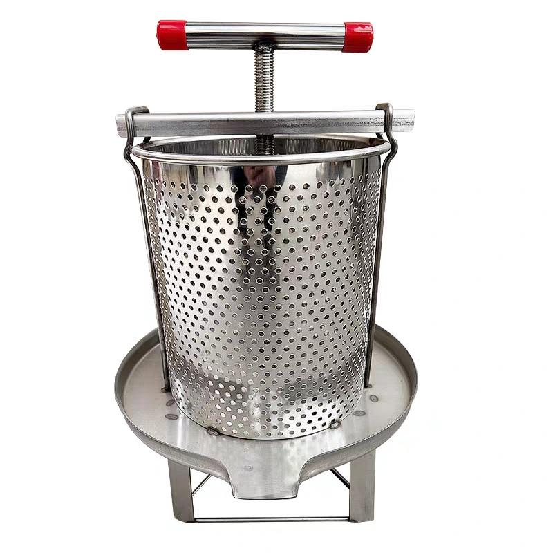 Бытовой пищевой нержавеющий пресс для меда Портативная медогонка Маленькая машина для прессования меда