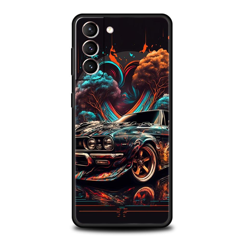 Чехол для телефона Sports Car JDM Tokyo Drift для Samsung Galaxy S23 Ultra S22 S21 S20 FE 5G S10 S10E S9 S8 Plus Note 20, силиконовый чехол