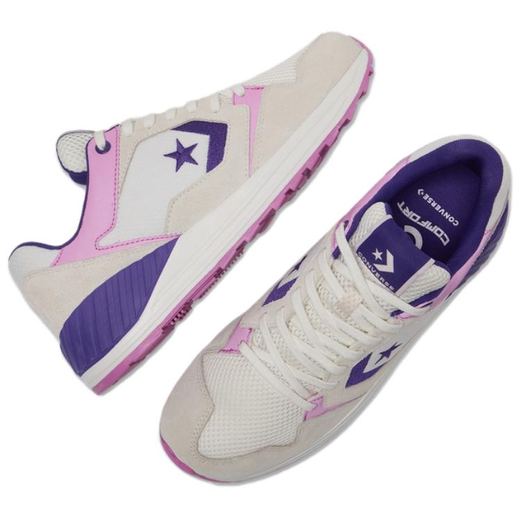 Converse Кеды унисекс Wave Trainer винтажный белый фиолетовый бежевый A13463C