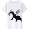 Vintage Cartoon Sleeping Beauty Summer Tee Villains Maleficent Tops White T-Shirts 90S Clothes Gothic Blouse Unisex