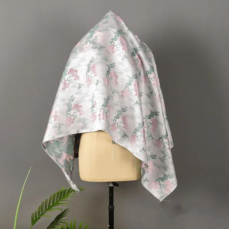 Жаккардовая парчовая ткань 100x145 см китайский стиль чонсам ханьфу платье сценическая одежда сумка атласная ткань материал для шитья своими руками