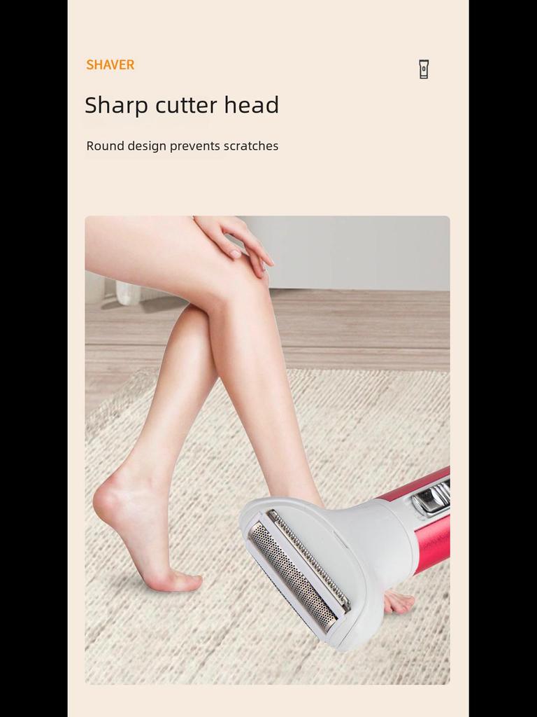 Электрический прибор для удаления волос 5-в-1: Бритва для носа, интимных частей тела, подмышек и лобковых волос для женщин