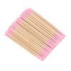 10 Bags Wooden Stick Body Double Pointed Cotton Swabs  Eyeliner & Cosmetic Touch-Up Work
