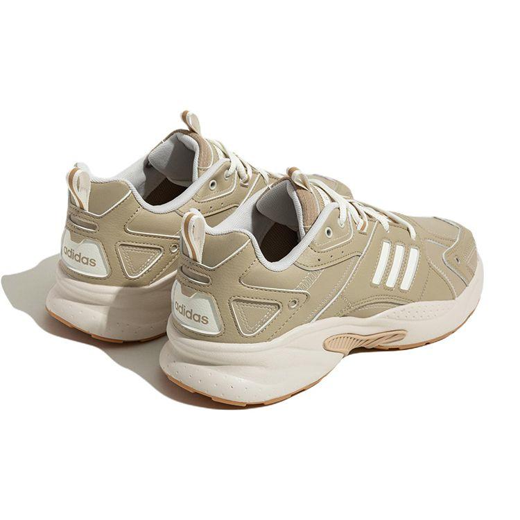 adidas Neo JZ Runner Ткань Кожа Замша Трендовые Универсальные Прочные Легкие Низкие Повседневные Кроссовки Унисекс Коричневый IG9433