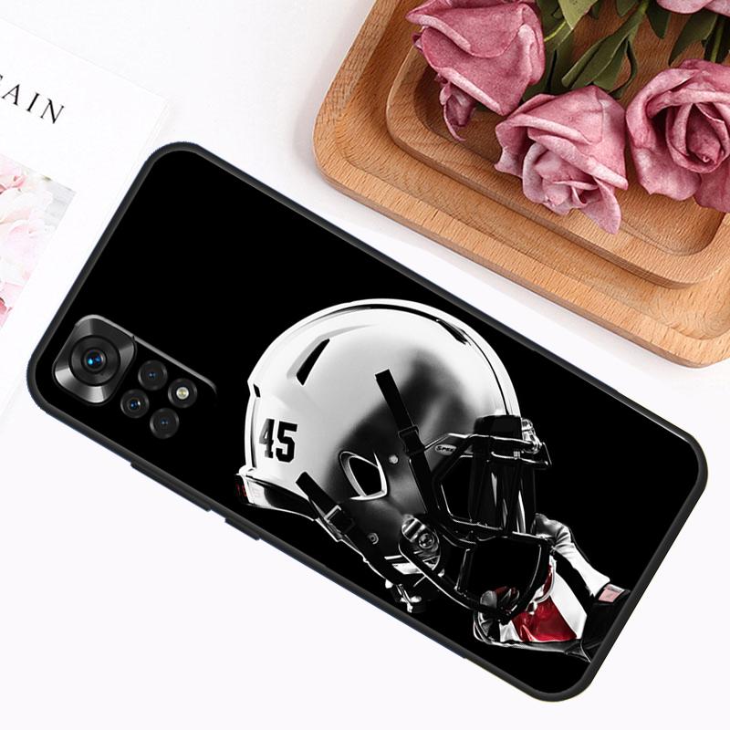 Чехол для American Football для Xiaomi Redmi Note 13 Pro 14 12 11 9 10 9S 10S 11S 12S Redmi 12C 13C 14C 10C
