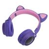 Наушники Cat Ear 3D со светодиодной подсветкой, беспроводные складные Bluetooth 5.0 гарнитуры с микрофоном