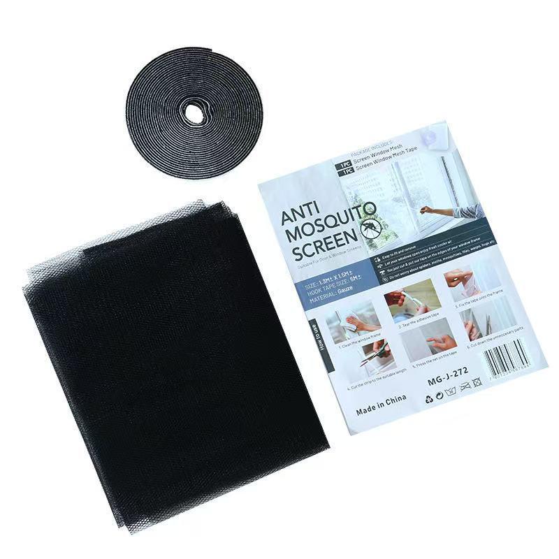 Москитная самоклеящаяся волшебная лента, сетка для оконного экрана