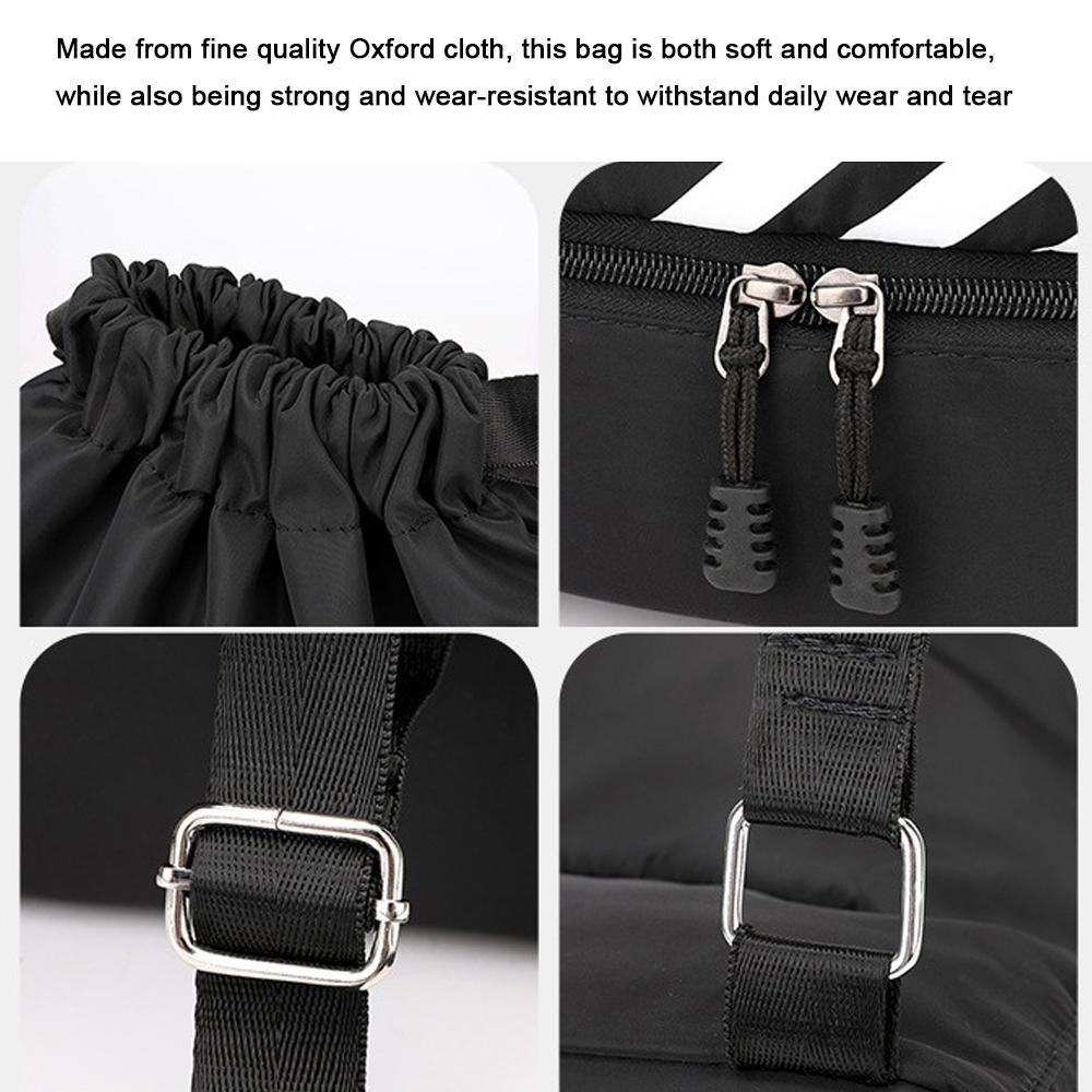 Outdoor Sports Balls Backpack Drawstring Bag Portable Oxford Cloth Basketball Football Organizing