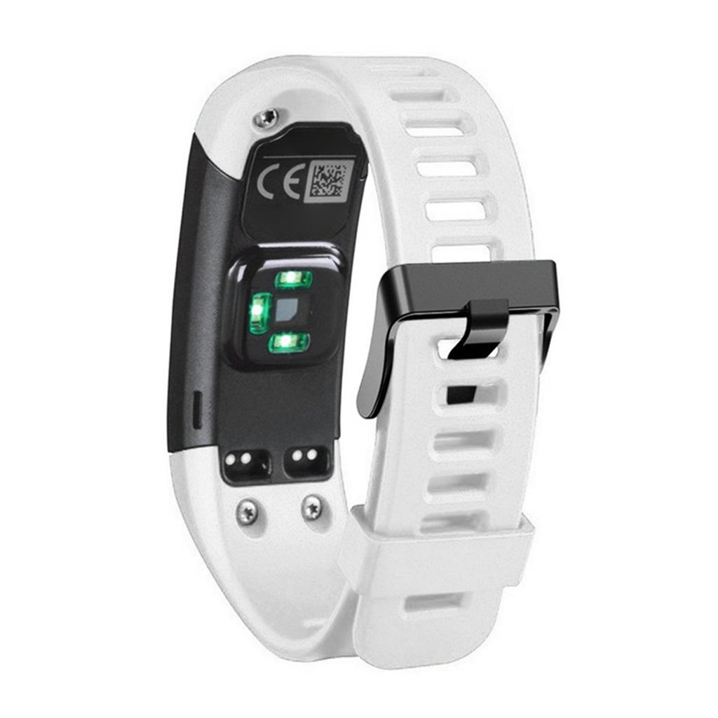 Replacement Silicone Sport Bracelet Wrist Strap Wristband For Vivosmart HR (White)
