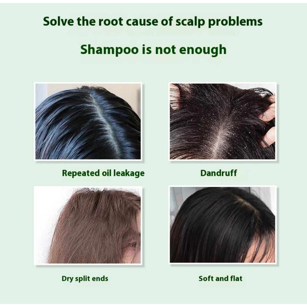 Крем для очищения волос с морской солью, освежающий, контролирующий жирность, пушистый скраб для кожи головы, разглаживающий и увлажняющий домашний шампунь