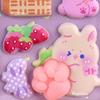 4 шт. Мультяшный Кролик Мягкая Кошачья Лапка 3D Стикеры-Пузыри Кавайи Антистресс Объемные Мягкие Стикеры Игрушка DIY Для Телефона Ноутбука Подарок-Награда