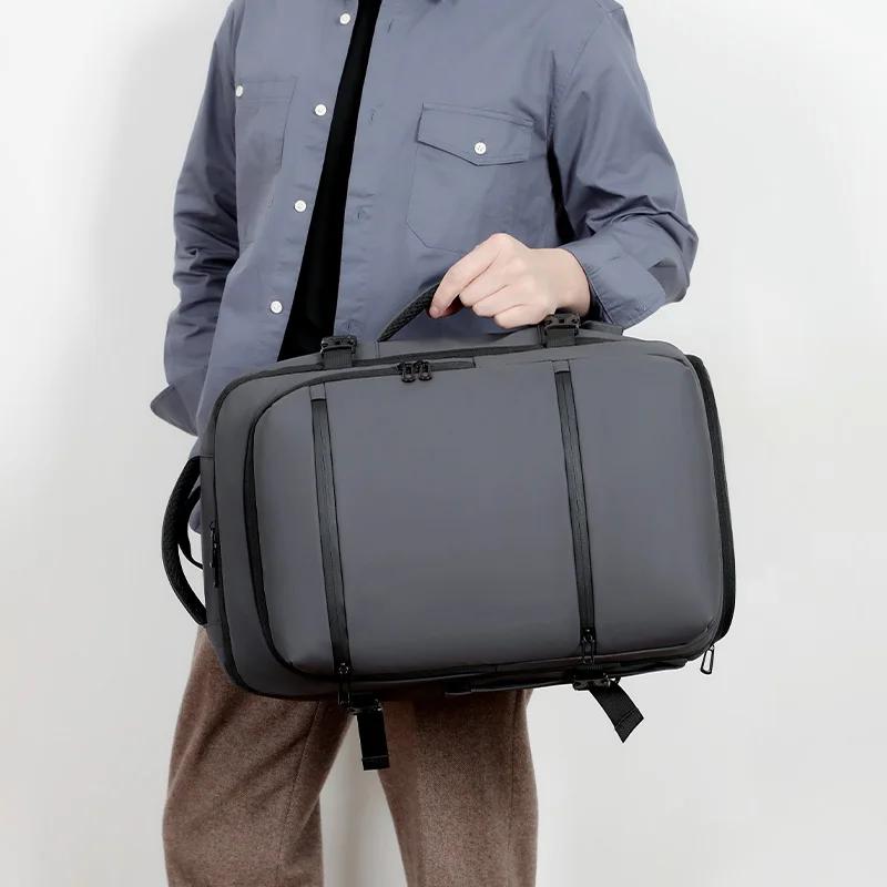 Умный многослойный рюкзак унисекс - USB-порт, зоны для влажных/сухих вещей и отделение для обуви, легкий Оксфорд для работы/путешествий/ежедневного использования