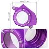 NICECNC Для Surron Light Bee X Для Sur-Ron Light Bee S L1E Для Segway X160 X260 Крышка шкива ремня двигателя Прозрачный защитник