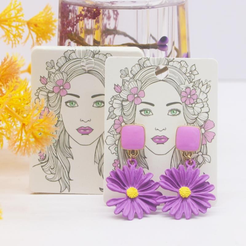 50 шт 5x6,5 см серьги карты картон ювелирные изделия новейшее поступление популярный дисплей картон горячая распродажа модный дизайн нежные карты