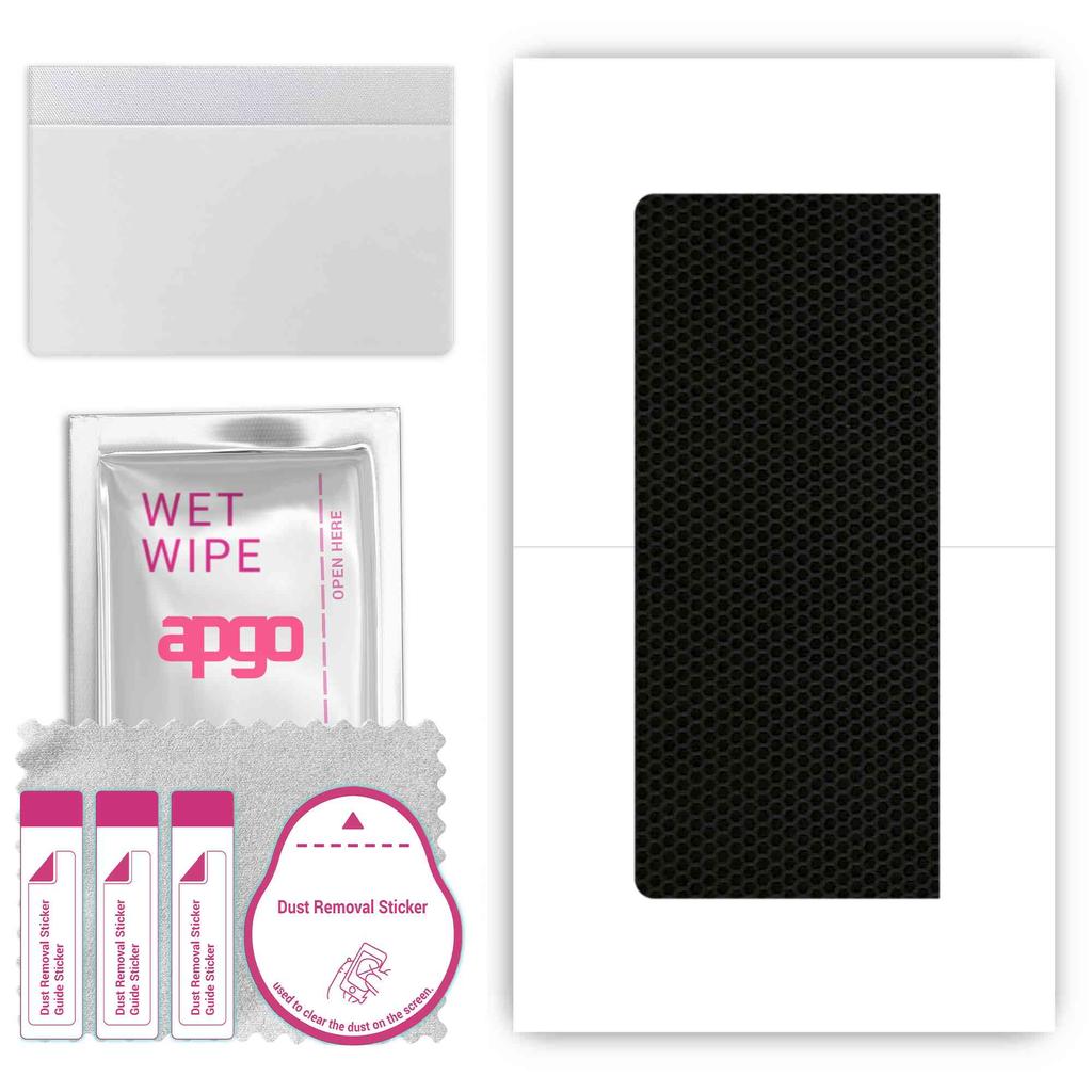 apgo skin sticker film foil vinyl for the BACK compatible with Lenovo Yoga Tab 13, scratch-resistant, easy to install - Matrix