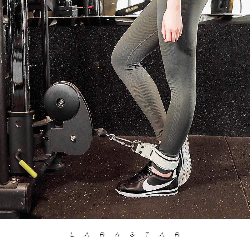 Кожаный ремешок на щиколотке, регулируемые манжеты для крепления к кабельной машине, домашний тренажерный зал, сопротивление ног, тренировки ног, сила, бодибилдинг