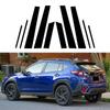 10 шт., стойки для окон и дверей автомобиля, накладка, наклейка для Subaru Crosstrek/Subaru XV 2018 2019-2023, глянцевая черная внешняя часть