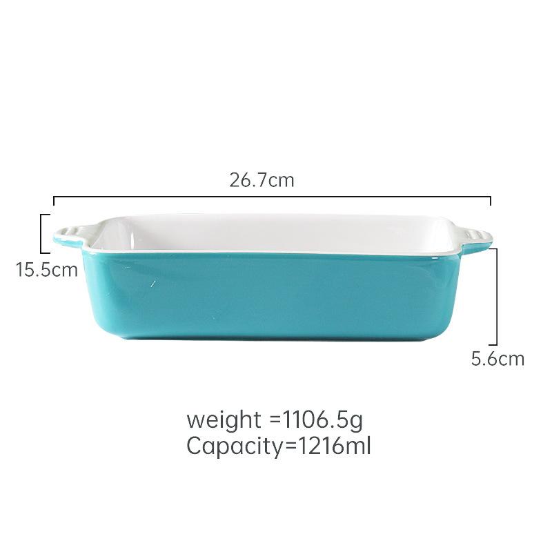 Керамический противень для выпечки двух колосков запеченного риса для жареной духовки микроволновая печь специальная тарелка Dish Dish Home корейская миска для рамэна