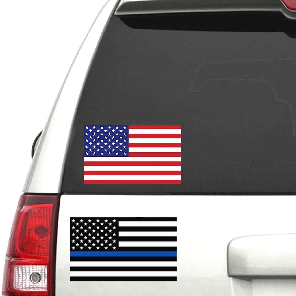 1 пара автомобильных наклеек Светоотражающие автомобильные мотоциклетные внешние наклейки Соединенных Штатов Америки с национальным флагом ПВХ автомобильные наклейки
