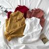 Весенние корейские милые расклешенные блузки с длинными рукавами женские Harajuku повседневный воротник японская милая блузка рубашка повседневное для отдыха High Street плюс размер