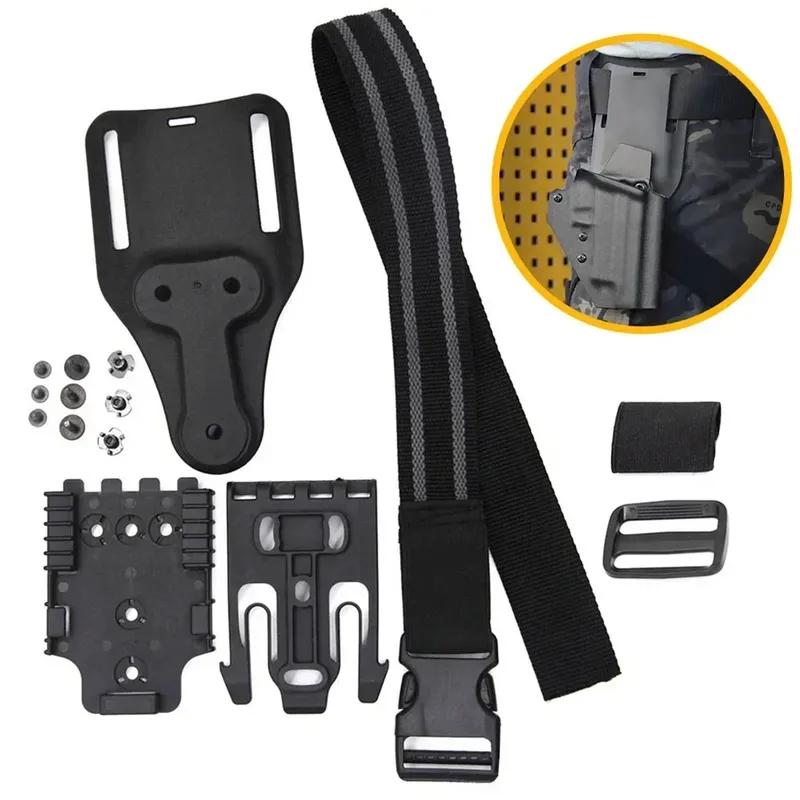 Anti-slip Elastic Holster Strap Drop Leg Holster Thigh Strap Mid-low Belt Loop