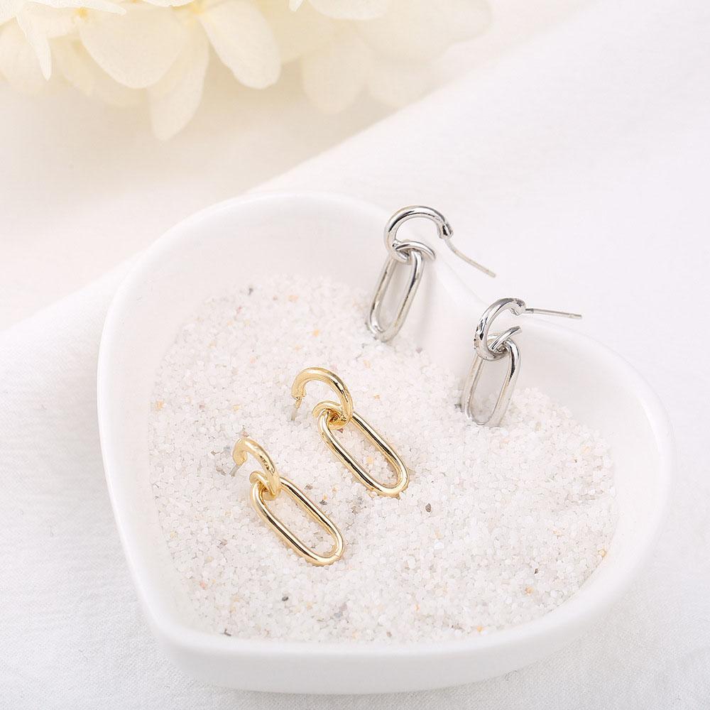 Элегантные Личность Круг Геометрические Круглые Женские Подарок Модная Бижутерия Висячие Серьги Серьги-гвоздики