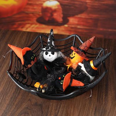 Корзина с фруктами в форме паутины на Хэллоуин, ваза с фруктами, многоцелевая изысканная корзина для конфет, украшение для вечеринки