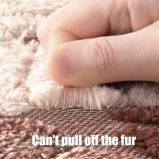 Leaf Pattern Bath Mat Absorbent Bathroom Rug with Anti Slip Bottom Thick Fuzzy Doormat Soft Rug