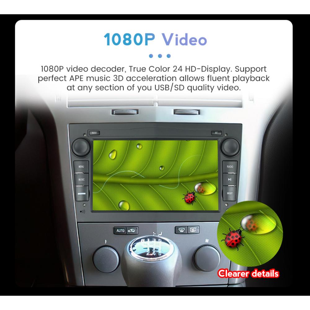 Car Radio Android For Opel Para Astra Meriva Vectra Antara Zafira Corsa 2 DIN Multimedia GPS 1+16GB