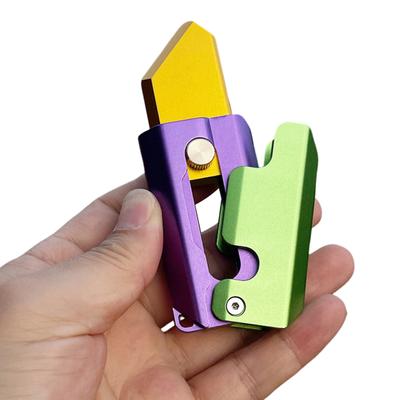 Игрушки-непоседа для взрослых и подростков, многоцветная складная игрушка-резак из алюминиевого сплава, антистрессовая игрушка