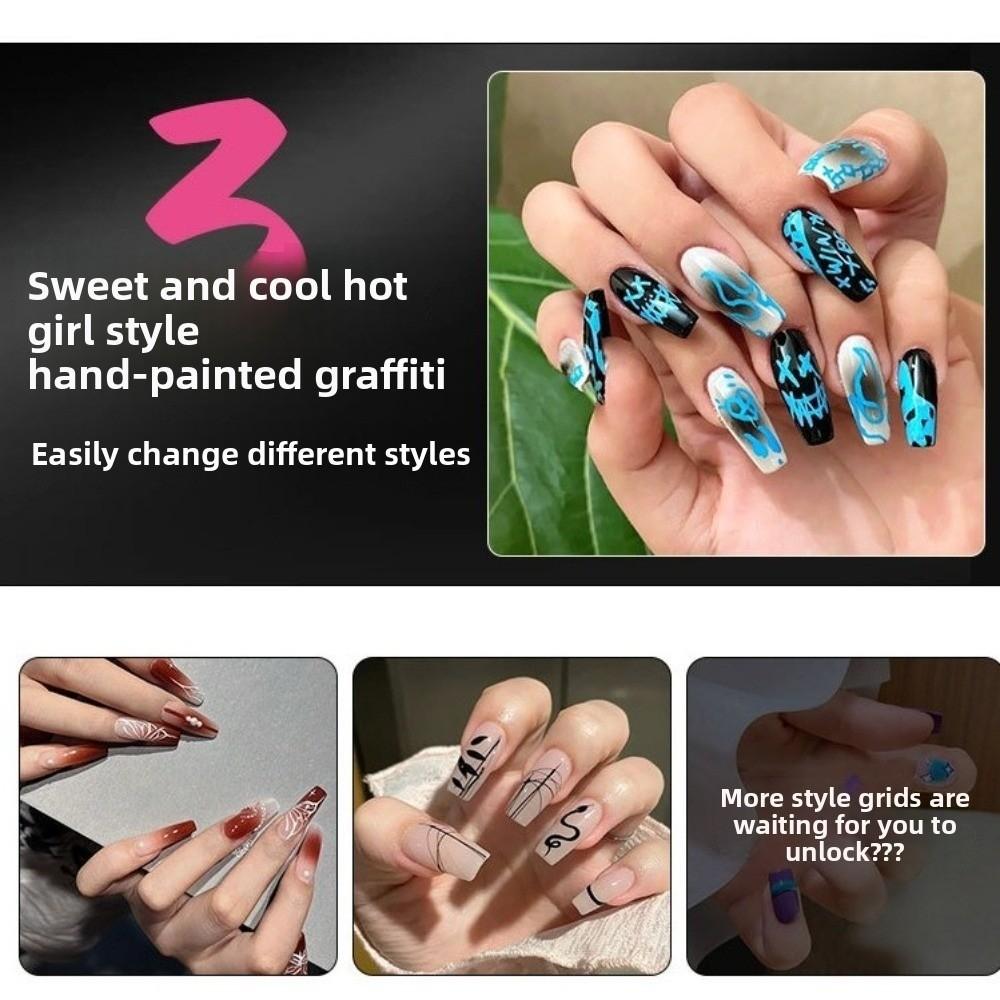 DIY Nail Art Markers for Gel Nails Waterproof Acrylic Nail Paint Pens New Nail Art Graffiti Pen